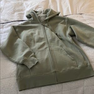 Tna hoodie zip up silent storm green